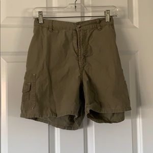 Dark Green/Brown Shorts